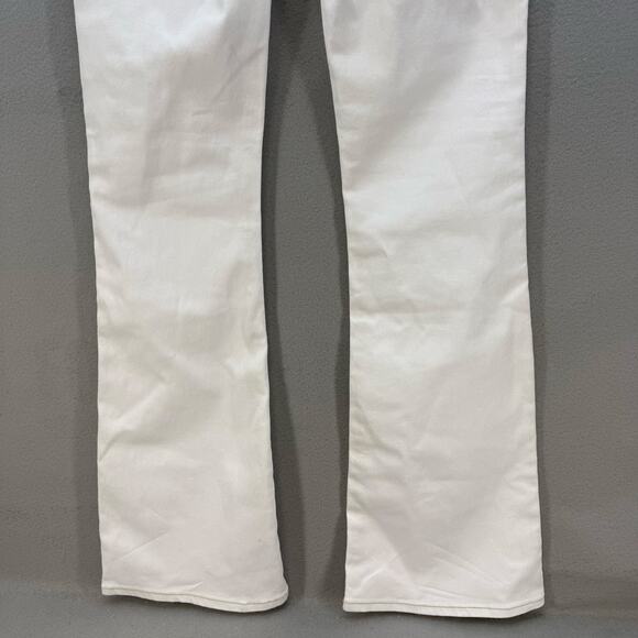 True Religion Jeans Women's 29 Optic White Becca Mid Rise Bootcut Western NWT - Picture 4 of 16